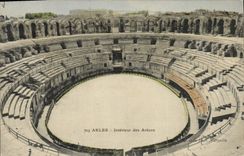 CPA Arles Interieur des Arenes 