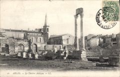 CPA Arles Le Theatre Antique 