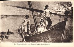 CPA Les Saintes Maries par Gervais Musee Longchamp 