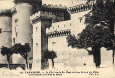 CPA Tarascon Le Chateau du Ros Rene 