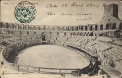 CPA Arles Interieur des Arenes 