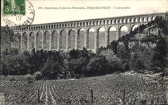 CPA Environs d'Aix en Provence Roquefavour L'Acqueduc