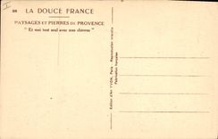 CPA Paysages et Pierres de Provence 