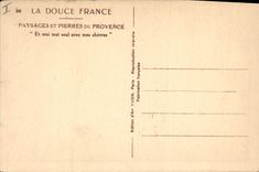 CPA Paysages et Pierres de Provence 