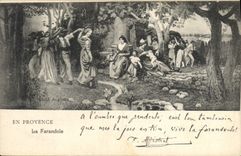 CPA En Provence La Farandole 