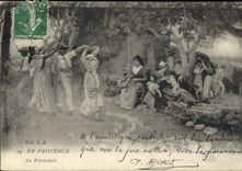 CPA En Provence La Farandole 