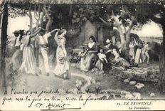 CPA En Provence La Farandole 