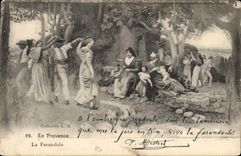 CPA En Provence La Farandole 