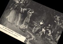 CPA En Provence La Farandole 