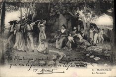 CPA En Provence La Farandole 