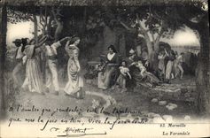 CPA En Provence La Farandole 