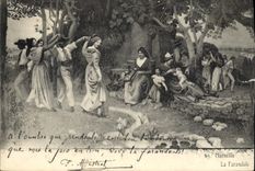 CPA En Provence La Farandole 