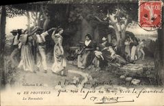 CPA En Provence La Farandole 