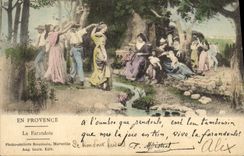 CPA En Provence La Farandole 