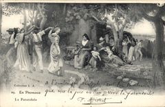 CPA En Provence La Farandole 