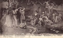 CPA En Provence La Farandole 