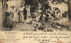 CPA En Provence La Farandole 