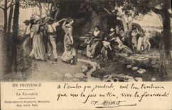 CPA En Provence La Farandole 