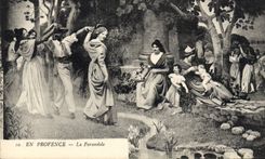 CPA En Provence La Farandole 