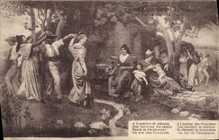 CPA En Provence La Farandole 