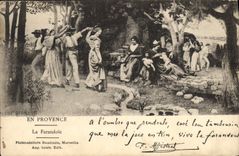 CPA En Provence La Farandole 