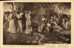 CPA En Provence La Farandole par Valere Bernard 