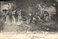 CPA En Provence La Farandole 
