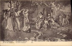 CPA En Provence La Farandole par Valere Bernard 