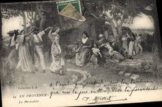 CPA En Provence La Farandole 