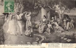 CPA En Provence La Farandole par Valere Bernard 