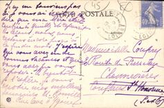 CPA Beaugency Loiret Ancienne cour du Depot Colonie de vacances de Bois Colombes
