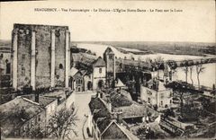 CPA Beaugency Vue Panoramique Le Donjon L'Eglise Notre Dame 
