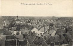 CPA Beaugency Loiret Vue Generale du Viaduc 
