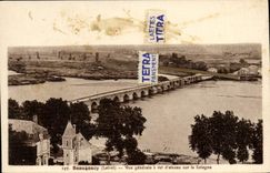 CPA Beaugency Loiret Vue generale a vol d'oiseau sur la Sologne 