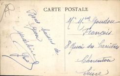 CPA Gien La Promenade du port au bois 