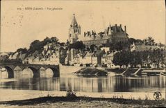 CPA Gien Loiret Vue generale 