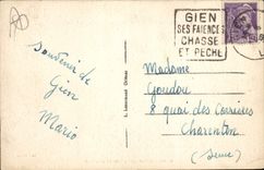 CPA Gien Loiret Le Chateau et le Pont 