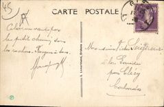CPA Gien Loiret Vue generale amont 