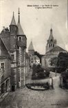 CPA Gien Loiret Le Palais de Justice L'Eglise Saint Pierre 