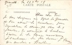 CPA Grenoble Les Avenues de la Gare Tramway