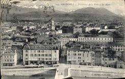 CPA Grenoble Panorama de la Ville et des Alpes 