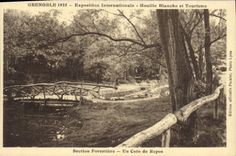 CPA Grenoble Exposition Internationale Houille Blanche et Tourisme Section forestiere Un coin de rep