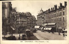 CPA Grenoble Place Grenette 