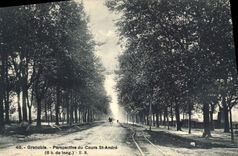 CPA Grenoble Perspective du Cours St Andre 