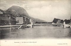 CPA Grenoble Les Quais et le Saint Eynard 
