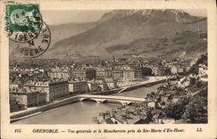 CPA Grenoble Vue generale et le Moucherotte pris de Ste Marie d'En Hant 