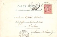 CPA Grenoble Le Pont suspendu et le Couvent Ste Marie 