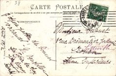 CPA Grenoble Vue generale et la Chaine des Alpes 