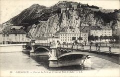 CPA Grenoble Pont de la Porte de France et Fort de Rabot 