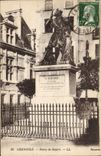 CPA Grenoble Statue de Bayard 
